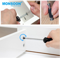 Connecteur d'angle en zamac pour meubles en bois, pour armoire