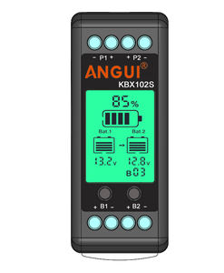 Ecualizador de batería ANGUI 10A KBX102S LCD Multi paralelo conectar carril equilibrador de voltaje plomo ácido pantalla probador 12V 24V 36V 48V - Product Image 5