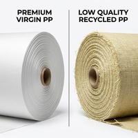 Hochfeste PP-Gewebte Stoffrolle Polypropylen-Schlauchgewebe UV-Stabilisiert für FIBC Big Bag Herstellung