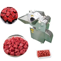 Machine à couper les cubes de viande de qualité alimentaire, machine à découper les cubes de bœuf, machine à découper les cubes de poulet industrielle