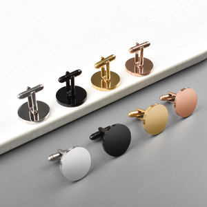 Boutons de manchette en acier inoxydable chemises pour hommes boutons de manchette fête <span class=keywords><strong>des</strong></span> pères cadeau mariage affaires fête <span class=keywords><strong>bijoux</strong></span> - Product Image 6