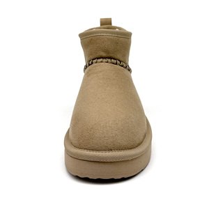 Nuovi stivali da neve invernali alla moda da <span class=keywords><strong>donna</strong></span> personalizzati con <span class=keywords><strong>anelli</strong></span> in pile tagliati per tenere al caldo e scarponi da neve Casual antiscivolo da <span class=keywords><strong>donna</strong></span> - Product Image 6
