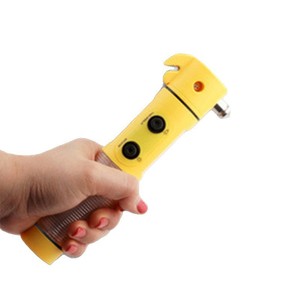 Hello Emergency Hammer Yellow 155g With Flashlight And Knife For Car Safety Rescue - Product Image 5