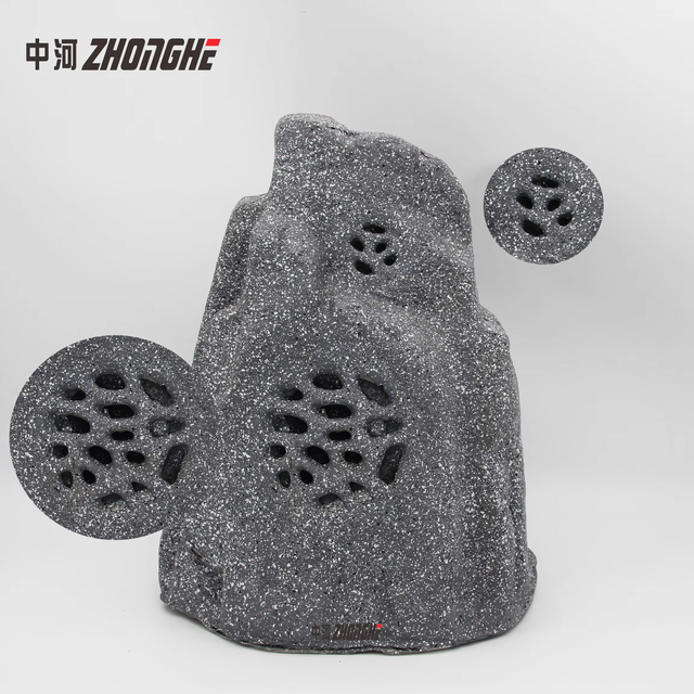 Waterproof Outdoor Rock Loudspeaker Custom Subwoofer Public Address Speaker for Garden Audio System Applications