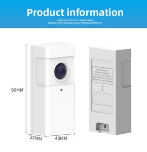 Güvenlik ABS Fotocell Kızılötesi Işın Sensörü Fotoelektrik Hareket Dedektörü Otomatik Salıncak Kayar Kapı Açacakları Garaj Kapısı Açacakları - Product Image 5