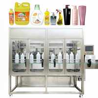 Brightwin Machine d'étiquetage double face de remplissage de détergent à lessive de shampooing de type linéaire à grande vitesse entièrement automatique