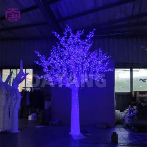 Impresionante Lámpara de Árbol de Resina LED con Ramas de Estilo Cristal Transparente para Decoración de Calles y Festivales en Venta - Product Image 6
