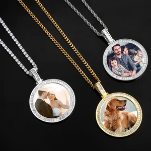 <span class=keywords><strong>Pendentif</strong></span> de collier à sublimation KRKC, breloques <span class=keywords><strong>photo</strong></span> personnalisées, cadre <span class=keywords><strong>photo</strong></span> rond hip-hop, blancs <span class=keywords><strong>pour</strong></span> sublimation, <span class=keywords><strong>pendentif</strong></span> <span class=keywords><strong>pour</strong></span> sublimation - Product Image 1