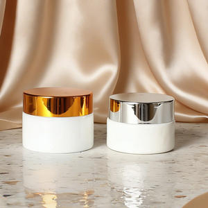 Tarro de Porcelana de Lujo para Crema, 15g 20g 30g 50g 100g, Redondo, Blanco Ópalo, Envase de Cerámica para Crema para el Cuidado de la Piel - Product Image 2
