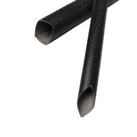 Gaine blanche en fibre de verre de silicone pour manchons de câble d'isolation d'équipement de chauffage électrique