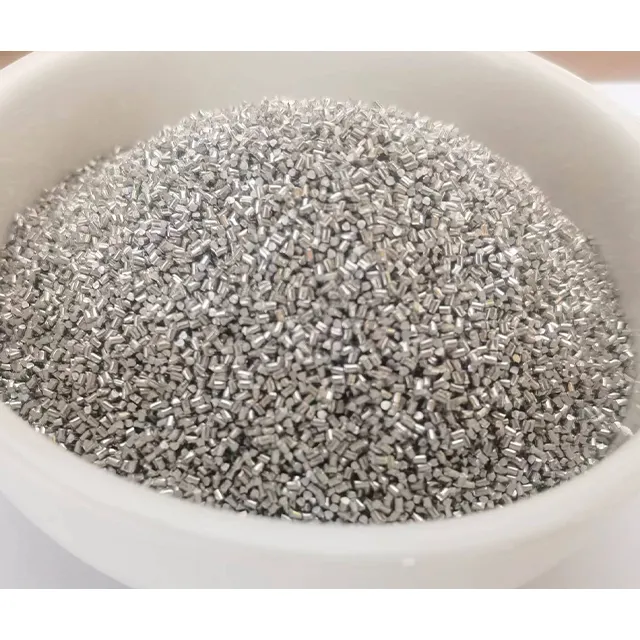 Granulés d'aluminium granulés d'aluminium granulés d'aluminium, usine de transformation fabricant professionnel ER1100 1.2mm