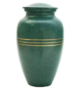 Urna de cremación moderna de aluminio gris de diseñador hecha a mano para cenizas de adultos, mesa de lujo, decoración del hogar, recuerdo funerario, comodidad - Product Image 5