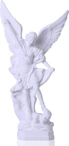 Estatua de San <span class=keywords><strong>Miguel</strong></span> Arcángel Hecha a Mano Personalizada, Estatua de San <span class=keywords><strong>Miguel</strong></span> en Resina, Artesanía Religiosa de Resina de San <span class=keywords><strong>Miguel</strong></span>, Figuras de Ángeles - Product Image 5