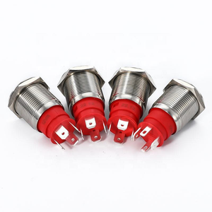 Saklar Tombol Tekan Kepala Datar LED RGB Logam Anti Air 19mm dengan Pengunci Otomatis dan Tidak Mudah Rusak - Product Image 5
