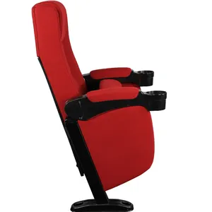Nuovo modello di sedili per cinema con cuscino in tessuto personalizzato sistema di sedili per cinema retrattili per il cinema
