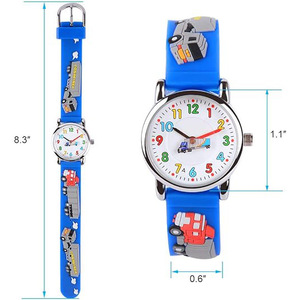 <span class=keywords><strong>Montre</strong></span>-bracelet en silicone étanche au dessin animé 3D personnalisée <span class=keywords><strong>pour</strong></span> enfants <span class=keywords><strong>pour</strong></span> petites filles garçons <span class=keywords><strong>montre</strong></span> à quartz - Product Image 3
