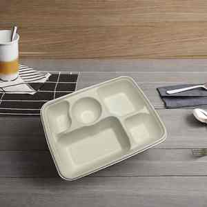 Papel térmico con acabado mate, uso industrial para comida, fideos, ensaladas con relieve y laminado mate, Forma cuadrada - Product Image 1