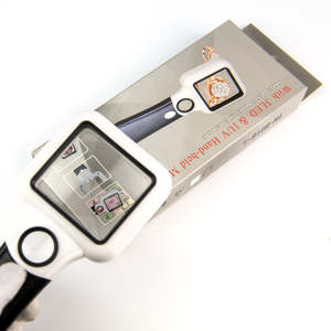 5X/45X दोहरी लेंस हाथ से आयोजित आयत आवर्धक कांच के साथ एलईडी लाइट और यूवी प्रकाश पढ़ने के लिए - Product Image 5