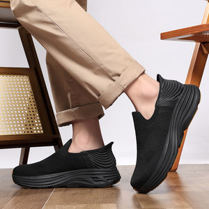 Chaussures décontractées à enfiler pour homme, grande taille, antidérapantes, respirantes, confortables, semelle intermédiaire en EVA souple, toutes saisons - Product Image 3