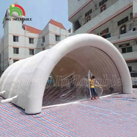 Tentes gonflables pour garage de voiture, tunnels gonflables publicitaires, structures gonflables d'extérieur, tunnel unique, événements géants gonflables, chapiteaux de fête avec LED