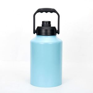 Botella de Agua de Acero Inoxidable de 128 oz (1 Galón), Aislada al Vacío, de Doble Pared, con Tapa y Boquilla - Product Image 3