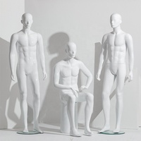Mannequin Homme Haut de Gamme Électroplaqué, Présentoir Corps Entier, Vitrine de Magasin de Vêtements pour Hommes, Mannequin Femme Personnalisé Argenté