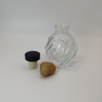 Diffuseur de parfum industriel KeRuiJia KRJ-GH50, pot en verre avec bouchon en caoutchouc et impression sérigraphique