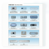 Lampes de plafond intérieures LED fluorescentes de haute qualité pour bus, autocars, camping-cars compatibles avec Yutong, King Long, Higer, Zhongtong