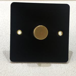 Light Knob Dimmer Switch 86 250v Wall-Mounted Stainless Steel Panel Gold UK Standard Retro 10A <strong>Fan</strong> <strong>Control</strong> - Product Image 2