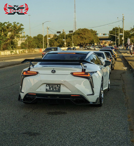 Alerones Delanteros, Canards para Puertas, Decoración de Fibra de Carbono Seca para Lexus LC500 LC500H, Alerón Trasero - Product Image 5