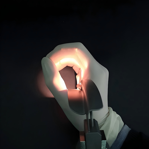 Ensemble de laryngoscopes à fibre optique métalliques flexibles pour adultes et pédiatriques, en acier inoxydable, réutilisables, kit d'anesthésie - Product Image 3