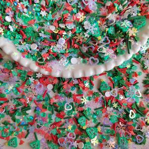 Paquet de 500g de paillettes de Noël en forme de flocons de neige, paillettes de décoration festives multicolores, paillettes pour slime, artisanat - Product Image 3