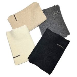 Bufanda de Lana y Cachemira con Cadena de Perlas para Hombre y Mujer, Color Sólido, Cálida y a la Moda, Nueva Colección Otoño Invierno 2025 - Product Image 5