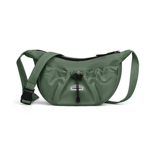 Bolso de Hombro Ornagonia para Mujer, Bolso Tipo Dumpling de Gran Capacidad con Cierre de Cordón y Cremallera, Bolso Cruzado Informal para Uso Diario, Otoño 2025 - Product Image 3
