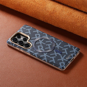 Étui <span class=keywords><strong>de</strong></span> téléphone magnétique <span class=keywords><strong>de</strong></span> luxe série RTK avec monogramme alphabétique en PC électroplaqué et protection à 360° pour S26 S25 S24 Ultra - Product Image 4