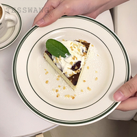 TESSWANG - Vaisselle en céramique blanche personnalisée avec logo, formes variées, ensembles de vaisselle et assiettes, vaisselle en gros pour hôtel et restaurant