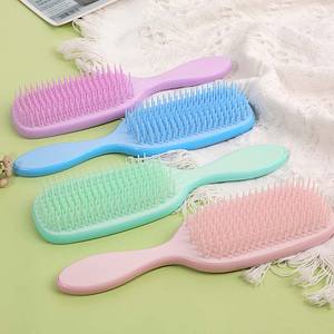 Wet Dry Detangler TT pettine per capelli <span class=keywords><strong>spazzola</strong></span> per capelli <span class=keywords><strong>elimina</strong></span> nodi riduce rottura districante <span class=keywords><strong>spazzola</strong></span> per capelli per tutti i tipi di capelli - Product Image 2