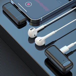 Nouveau Clip sans fil antibruit en direct enregistrement Lavalier Microphone 2.4Ghz abeille Lavalier Microphone pour IOS Smartphone type-c - Product Image 4