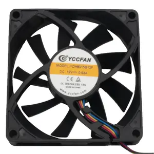 80mm 8015 mini 12v 18v 24v yüksek hava akışı pirinç ocak dc fırçasız küçük eksenel soğutma fan 80x80x15mm