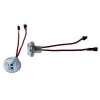 Fete Foraine AC24V 6 titik SMD3535 30mm LED Pixel RGB Terprogram Otomatis dengan Rating IP65 untuk Wahana Hiburan Taman Hiburan