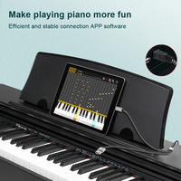 Imprimante 2-en-1 Type C Câble USB C vers MIDI avec blindage tressé Veste PVC pour Piano Scanner Midi