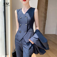 3 pièces femmes noir bureau dame costume pour femmes formel fournisseurs Sexy femmes formel costume pantalon