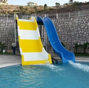 <span class=keywords><strong>Toboggan</strong></span> aquatique en fibre de verre pour enfants - <span class=keywords><strong>Toboggan</strong></span> aquatique durable pour usage résidentiel et scolaire, intérieur/extérieur - Product Image 3
