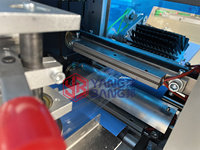 Einweg-Horizontal verpackungs maschine mit mehreren Sätzen Automatische Flowpack-Verpackungs maschine aus Edelstahl aus Holz