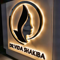 Livraison rapide, enseigne en métal avec logo 3D, enseigne LED personnalisée, enseigne murale éclairée par LED, enseigne de salon de beauté SPA, enseigne de studio, enseigne en lettres LED