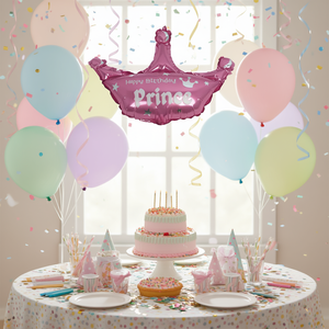 Globo de Aluminio con Diseño de Corona de Príncipe para Fiestas, 40x42cm, Decoraciones para Fiestas de Cumpleaños - Product Image 2