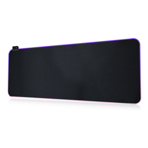 Alfombrilla de Ratón para Juegos RGB Negra Personalizable a <span class=keywords><strong>Precio</strong></span> de Fábrica, Alfombrilla de Juego para Teclado LED Antideslizante e Impermeable para Jugadores, No Tóxica - Product Image 1