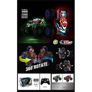 4 canaux 2.4GHZ 1/12 PVC Body Shell Offroad Stunt Gyro RC Drift Car Racing With Lights - Product Image 5