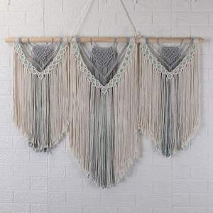 <span class=keywords><strong>Tapiz</strong></span> Bohemio Nuevo, Decoración Minimalista, <span class=keywords><strong>Tapiz</strong></span> Tejido a Mano, Cortina de 3 Paneles <span class=keywords><strong>para</strong></span> Puerta con Diseño Desmontable - Product Image 5