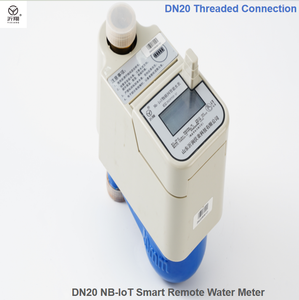 Compteur d'eau multi-jets intelligent NB-IoT à lecture à distance numérique, avec contrôle de vanne verticale DN20 et mesure précise du débit mécanique - Product Image 1